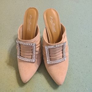 Suede Mules